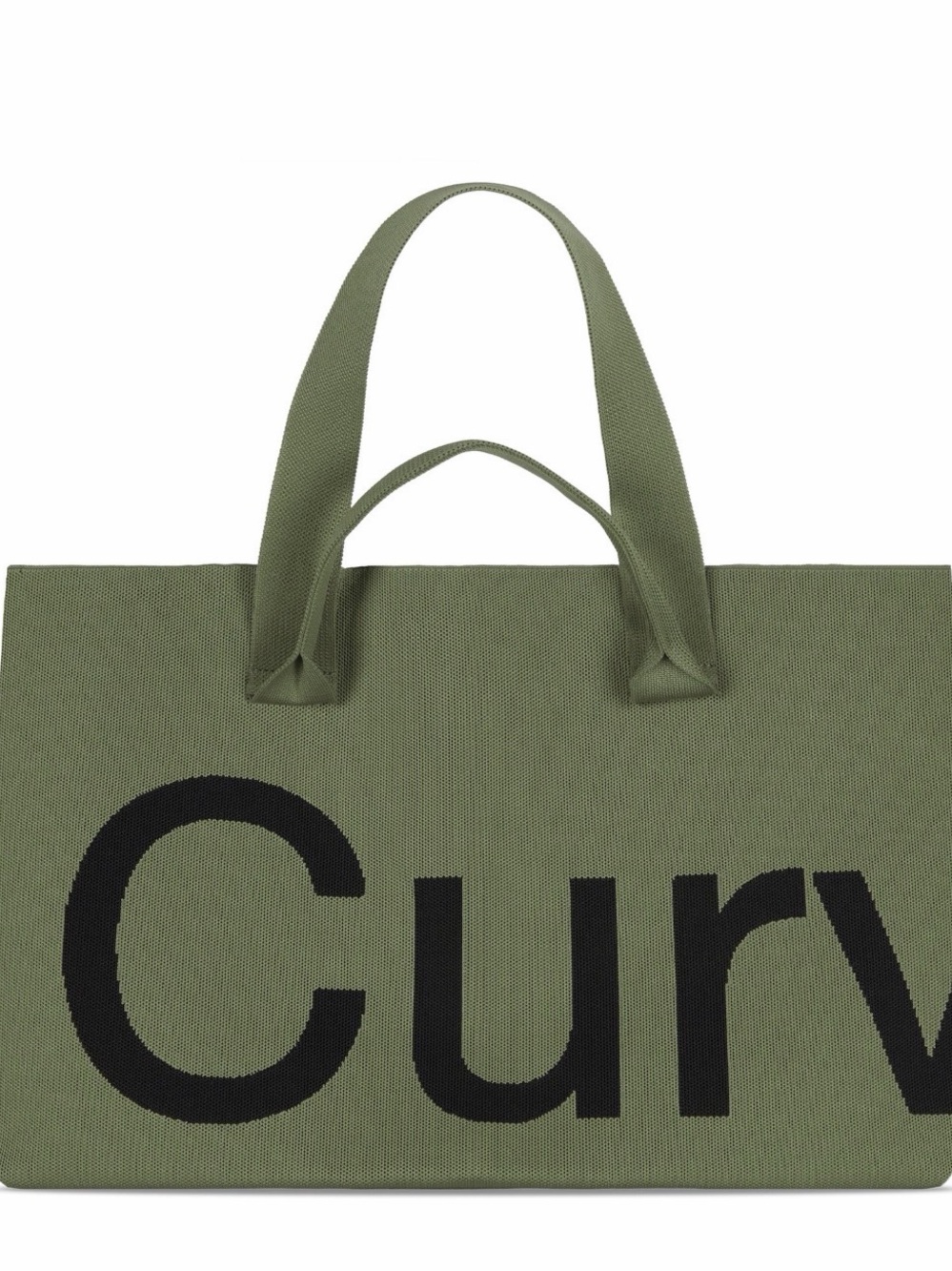 Curves by Sean Brown Tote (Deep Olive / Black)